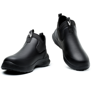 Fashion High Quality Labor protection Shoes Men's <b>Waterproof</b> Wear-resistant Anti slip <b>Work</b> Steel Toe Shoes Safety Shoes - Product Image 4