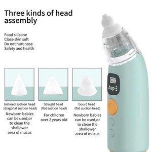 Aspirateur nasal électrique pour bébé avec logo personnalisé, sans BPA, avec batterie rechargeable, aspiration nasale électrique - Product Image 2