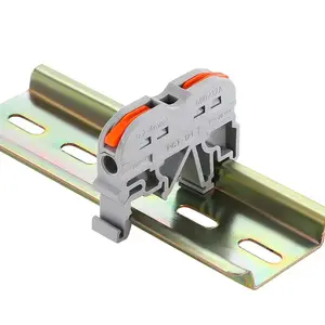 2.5 Quick Terminal Rail Type Combination Quick Wire Connector Spring Terminal Block Push In Wire Cable Connectors