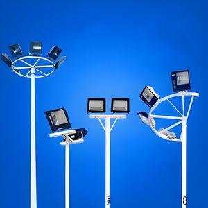 Poteaux carrés à charnière centrale personnalisés, étanches, haute luminosité, protection contre la foudre pour l'extérieur - Product Image 3