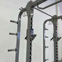 Rack de musculation professionnel robuste multifonctionnel pour squats, cage de gym pour entraînement de force (dos, épaules, poitrine)