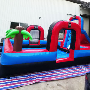 Nouvelle arrivée <span class=keywords><strong>Piscine</strong></span> gonflable commerciale avec <span class=keywords><strong>piscine</strong></span> gonflable toboggan avec palmier - Product Image 3