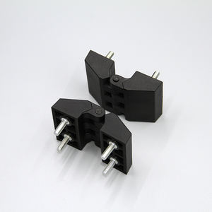 Lỗ khoảng cách 26*46 công nghiệp cửa tủ nhựa bản lề M5 đen Gia cố nylon cửa và cửa sổ kết nối bản lề - Product Image 4