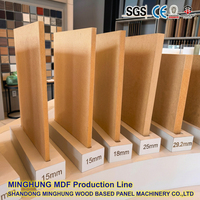 Ligne de production automatique de presses à rouleaux continues MDF/HDF MINGHUNG