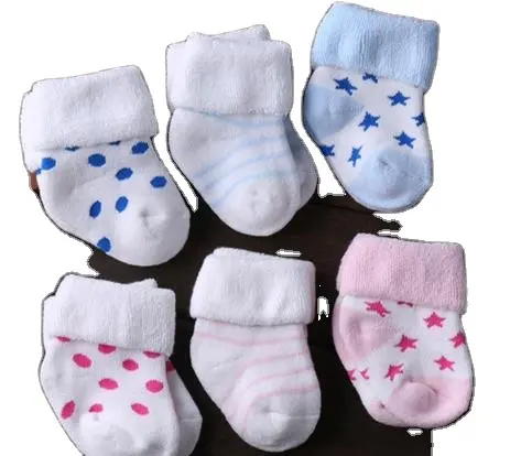 FuYu Infant Toddler Baby Ruffle Socks Little Girl Frilly Dress Socks Newborn Crew Cotton Stockings