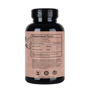 OEM/ODM叶酸维生素妇女肌醇胶囊支持卵巢功能促进激素平衡肌醇和D-Chiro胶囊 - Product Image 5