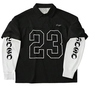 Maillot de <span class=keywords><strong>basket</strong></span>-ball de football américain à manches deux pièces de style <span class=keywords><strong>hip</strong></span>-<span class=keywords><strong>hop</strong></span> de rue personnalisé, léger et respirant - Product Image 6