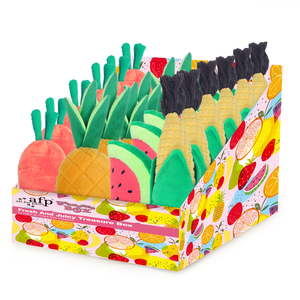 AFP Design personalizzato a colori per animali domestici giocattolo da masticare ampia varietà scatola del tesoro serie cane giocattolo giocattolo cigolante in lattice peluche cane da masticare Set di giocattoli - Product Image 2