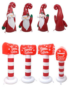 Juguetes inflables de PVC <span class=keywords><strong>para</strong></span> Navidad, decoración inflable de Papá Noel, hombre de jengibre, Cascanueces, decoración de Nochebuena - Product Image 6