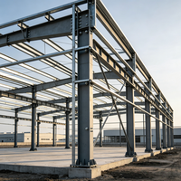 Atelier modulaire extensible en acier, structure métallique évolutive pour répondre aux besoins de production d'entreprises en croissance