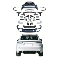 Kit de feux arrière LED style Turbo pour pare-chocs arrière TEGARRY Cayenne 958.1/958.2 2011-2017 Facelift, protection complète en matériau PP