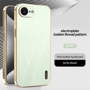 Housse de téléphone en cuir de cadre chromé de luxe de Style de mode pour Vivo IQOO Z9/13/12Pro/12/10 Pro +/Neo10/Neo9 <span class=keywords><strong>coque</strong></span> antidérapante - Product Image 6