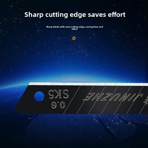 18mm Thickened All-black <strong>Blade</strong>, Large 0.5mm/0.6mm Art <strong>Blade</strong>, <strong>sharp</strong> High-carbon Steel Paper Cutting - Product Image 5