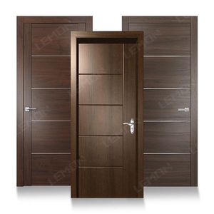 Porta <span class=keywords><strong>in</strong></span> <span class=keywords><strong>legno</strong></span> stile minimalista di alta qualità <span class=keywords><strong>in</strong></span> grigio rivestito <span class=keywords><strong>in</strong></span> <span class=keywords><strong>legno</strong></span> grezzo per la casa - Product Image 6