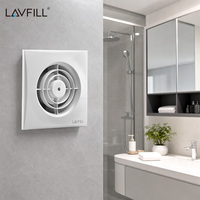 Ventilateur de salle de bain 80 CFM, ventilateur d'évacuation de cuisine monté sur fenêtre, extracteur de salle de bain
