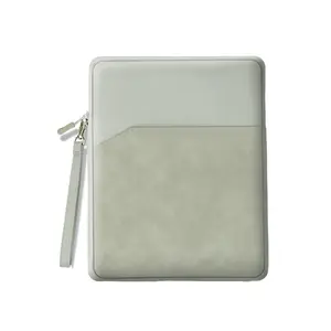 लैपटॉप चमड़े पु आस्तीन पाउच गोली पीसी कवर प्रकरण लैपटॉप बैग के लिए 8 "10" 10.8 "iPad मिनी हवा थैली बैग जेब बैग