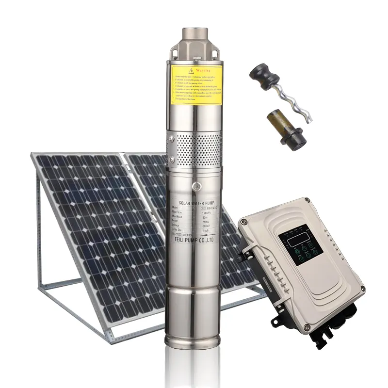 Conjunto de bomba solar para agricultura, painel solar com bomba de água, parafuso de irrigação, bombas solares