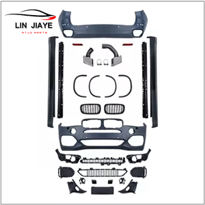 Kit de carrosserie en gros d'usine pour <span class=keywords><strong>BMW</strong></span> X5 F15 13-18 mise à niveau vers X5 MTech M-<span class=keywords><strong>Sport</strong></span> Auto Part jupe latérale complète de pare-chocs avec grille - Product Image 5