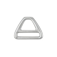 Boucle en D triangulaire en métal estampée pour sangle, anneau de connexion en D pour sac à dos, sangle de bagage, accessoires de quincaillerie, pièces OEM