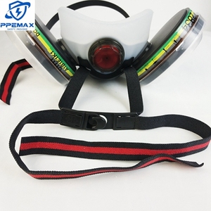 Masque réutilisable en silicone de qualité alimentaire EN140 <span class=keywords><strong>Filtre</strong></span> actif à baïonnette <span class=keywords><strong>ABEK1P3</strong></span> Demi-masque respiratoire - Product Image 3
