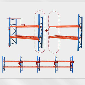 Étagère d'entrepôt Étagère de rangement Organisateur Étagère légère Étagère empilable Étagère en acier inoxydable Étagère en acier sans bouchon - Product Image 6