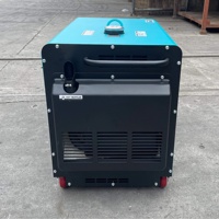 Grupo Electrógeno Diésel Silencioso de 5kW-12kW Monofásico y Trifásico 50/60Hz con Interruptor de Transferencia Automática, Diseño Portátil y Ruedas