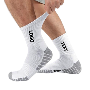Calcetines Deportivos Personalizados al por Mayor para Baloncesto, con Logotipo en el Puño, la Parte Inferior y el Cuerpo, para la Temporada de Primavera - Product Image 1