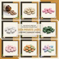 Vitamine Multivitamine Kauwtabletten Snoep Voedingssupplement voor Volwassenen OEM Bronfabrikant Aanpasbaar Diverse