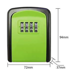 4 Digit Combination Storage <b>Lock</b> Key <b>Box</b> Wall Mounted Safe <b>Box</b> Portable Weather-Resistant Key Storage <b>Box</b> Small Key <b>Lock</b> Safes - Product Image 5