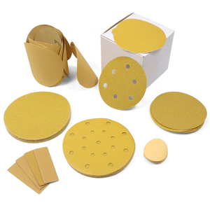 OEM/ODMマルチ素材防水ウェットドライサンドペーパー自動車用9インチ150mmサンディングディスク研磨工具用 - Product Image 4