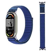 Nylon bandje voor Xiaomi Band 10, verstelbaar, modieus, van stof, geschikt voor Mi Band 9 en Band 8 armband.