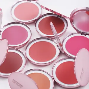 Blush de creme de alta qualidade, mini fornecedor personalizado de creme de creme impermeável e macio