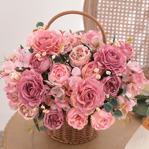 2025 Wedding Series White Theme <b>Artificial</b> <b>Flower</b> Row Decoration Welcome Area Beautiful Old Arrange - Product Image 3