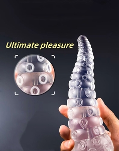Commercio all'ingrosso OEM & ODM realistico Silicone vibratore 18 + Octopus Tentacle calcio dilatatore giocattoli per uomini e donne giocattoli per adulti tra cui <span class=keywords><strong>ano</strong></span> - Product Image 4