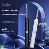 Groothandel Visuele Oorreinigingshulpmiddel 1296P HD 3.5mm Lens WiFi EarEase 6 LED Trommelvlies Waarschuwing Anti-Val Siliconen Tip Aangepaste Logo OEM
