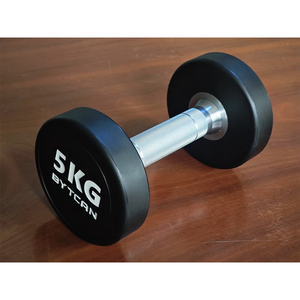 Ensemble d'haltères de musculation en polyuréthane pour la maison et la musculation avec poignée confortable - Marque BYT - Product Image 5