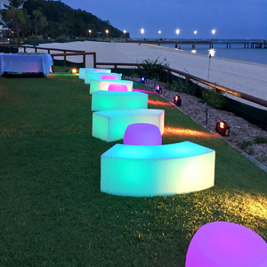 Meubles <span class=keywords><strong>de</strong></span> jardin LED lumineux pour l'extérieur, table et chaises, ensemble <span class=keywords><strong>de</strong></span> canapés/tabourets <span class=keywords><strong>de</strong></span> <span class=keywords><strong>bar</strong></span> pour les fêtes - Product Image 5