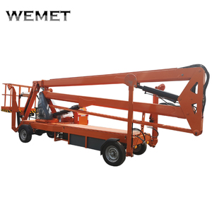 Kính thiên văn làm việc trên không nền tảng Cherry picker người đàn ông nâng Trailer Boom Lift - Product Image 6