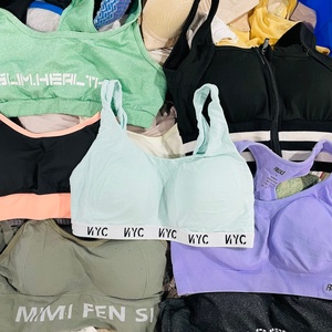 Sujetador Deportivo de Alta Calidad con Tirantes Cruzados en la Espalda, Sujetador Deportivo Sin Costuras para Correr, <span class=keywords><strong>Ropa</strong></span> Usada al por Mayor, Fardos de <span class=keywords><strong>Ropa</strong></span> Usada al por Mayor - Product Image 3