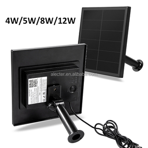 Panel Solar Monocristalino de Silicio ALECTER de 20W, Alta Eficiencia, Batería Integrada, Sistema Solar Doméstico, Cámara de Seguridad - Product Image 3