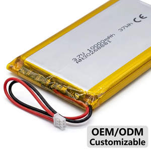 102050 3.7V 1000mAh 고주기 수명 리튬 폴리머 배터리 800+ 사이클 충전식 리포 배터리 팩 - Product Image 1