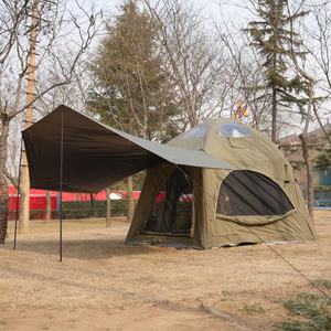 Tente de camping gonflable DAVY IT022 quatre saisons, double couche, protection UV, imperméable, installation rapide, capacité 3-6 personnes - Product Image 1