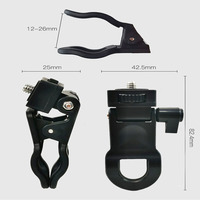 Nouveaux produits innovants mini petit support de téléphone de golf portable vis coulissante clip de sac de golf réglable