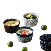 Bol à dessert en céramique minimaliste, résistant au four, pour soufflés, puddings, œufs à la vapeur et snacks – Plat de cuisson en porcelaine pour la maison et la restauration