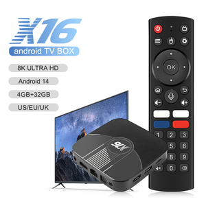 Android TV Box 2025 phổ biến X16 4 + 32GB streaming media player điều khiển bằng giọng nói Set Top Box thông minh Android TV Box - Product Image 2