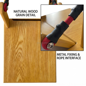 Correttore per Alluce Valgo e Piede Piatto in Legno Pieghevole Leggero, Attrezzo per la Riabilitazione delle Dita del Piede, Esercitatore per la Forza dei Muscoli Plantari Elastico - Product Image 6