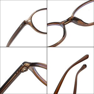 <span class=keywords><strong>Nerd</strong></span> Style TR90 Unisex <span class=keywords><strong>Brille</strong></span> mit kleinem Rahmen Koreanische Mode Anti-Blau-Licht Festes Muster für jede Gesichtsform und Myopie - Product Image 3