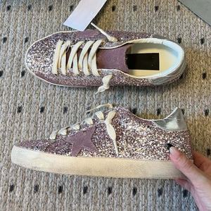 Chaussures décontractées de luxe pour hommes, tendance mode, légères, respirantes, en cuir véritable, baskets de créateur GGBD avec diamants - Product Image 6