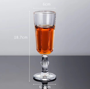 Verres à vin rouge <span class=keywords><strong>de</strong></span> luxe Raymond, forme diamant, bord doré, cristal sans plomb, gobelet 210 ml, design créatif minimaliste, pour mariages et familles - Product Image 6