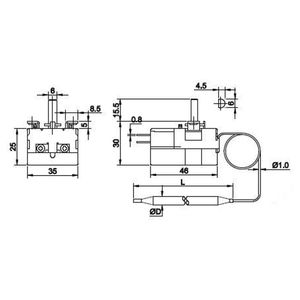 Impresionante termostato arcoíris de 120 grados Celsius de alta calidad, piezas y accesorios para instrumentos de 0 a grados - Product Image 4